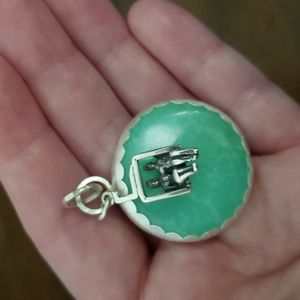 Chrysocolla necklace pendant